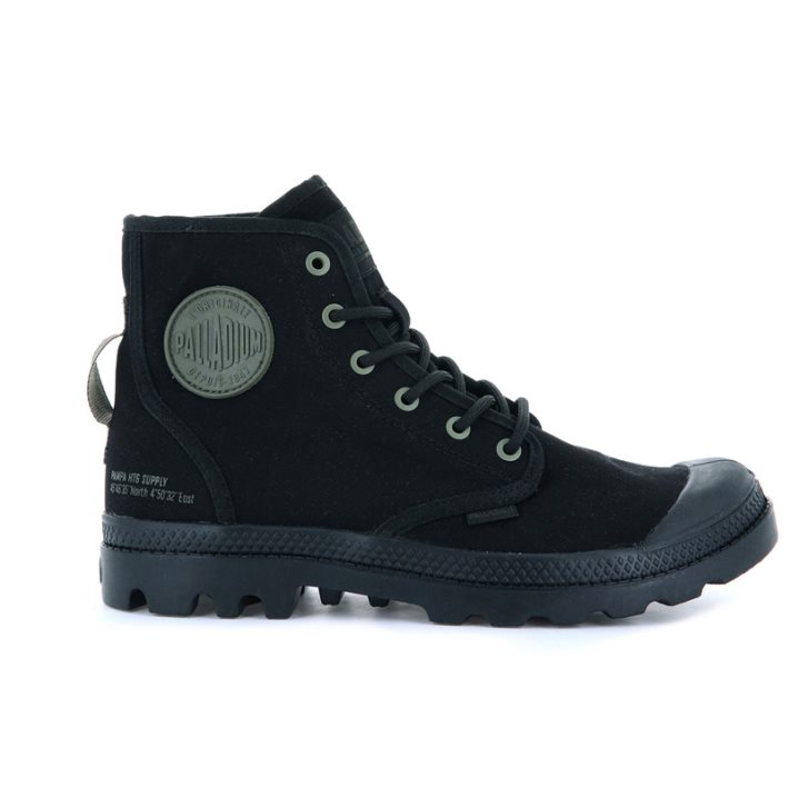 Bottes Palladium Pampa Hi Htg Supply Femme Noir | FR TBL674X